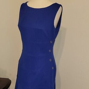 Enfocus Studio Blue Sheath Mini Dress for Cocktail